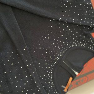 Black Cold Shoulder Sparkle Sweater